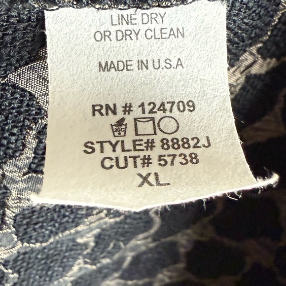 IC Connie K Artsy Asymmetrical Crinkle Cocktail Jacket Lagenlook Swing Party - Picture 10 of 10